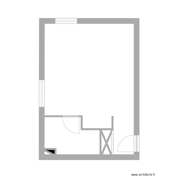 Studio RAYMOND. Plan de 6 pièces et 22 m2