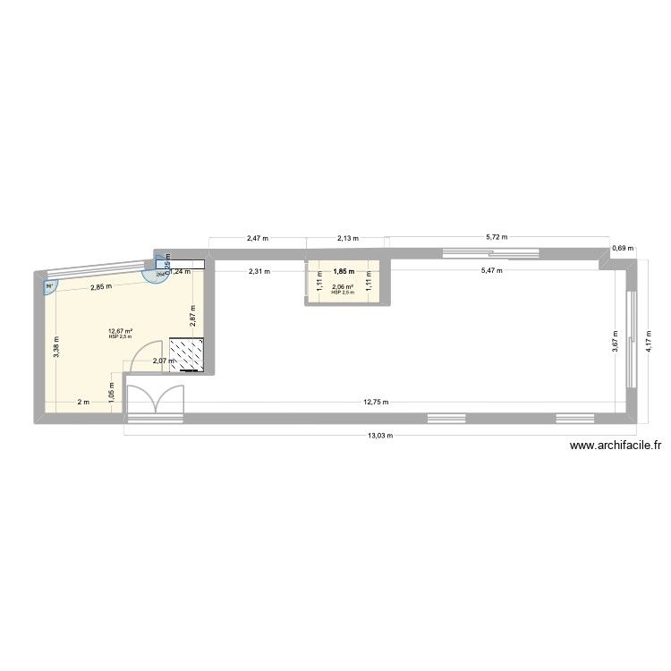 extension maison. Plan de 0 pièce et 0 m2