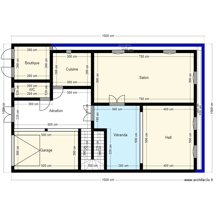 Plan de 15mx10m Client 26 95 03 31 V2. Plan de 10 pièces et 127 m2