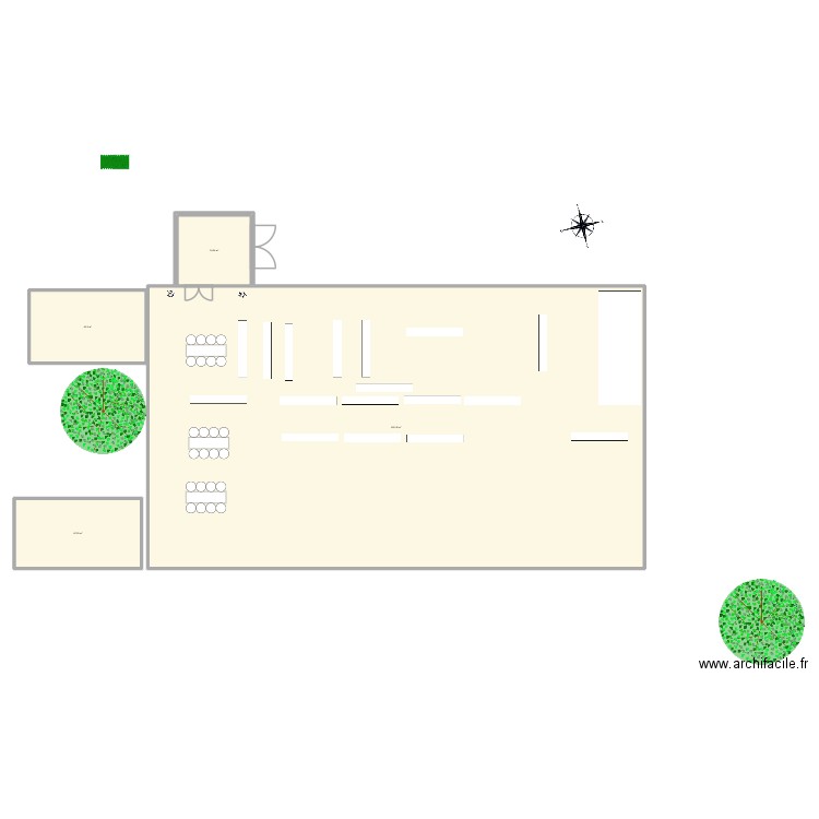 abbay. Plan de 4 pièces et 789 m2