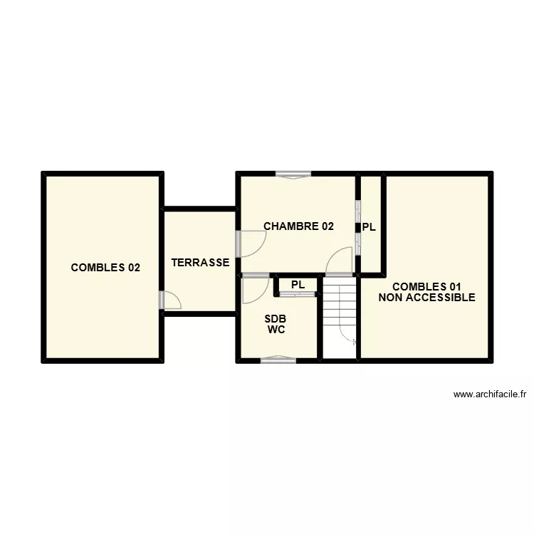 PLAN ETAGE CALVISSON AM. Plan de 