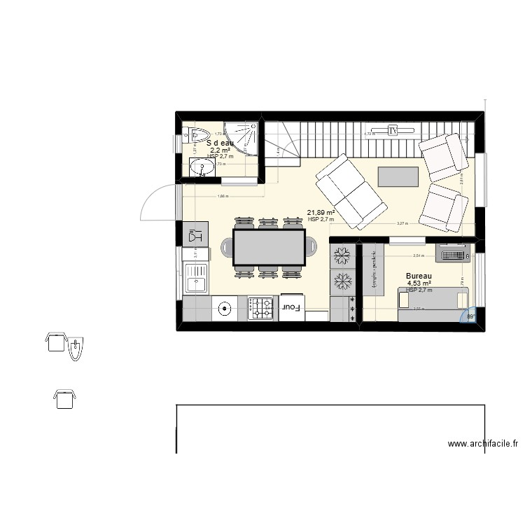 plan f3 (2). Plan de 0 pièce et 0 m2