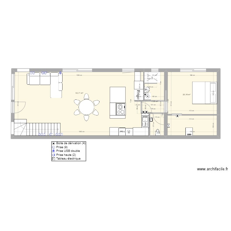 Villa 3 rdc PC_Salon. Plan de 0 pièce et 0 m2