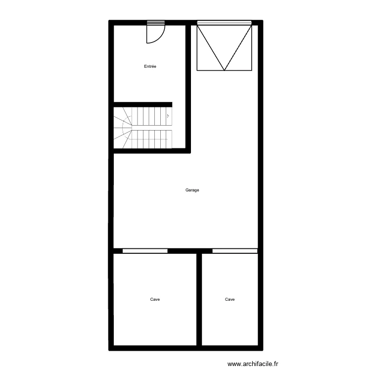 ORDRE DE MALTE - RDC. Plan de 4 pièces et 85 m²