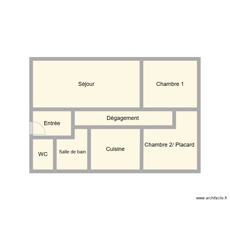 2509 LE GALL. Plan de 8 pièces et 17 m2