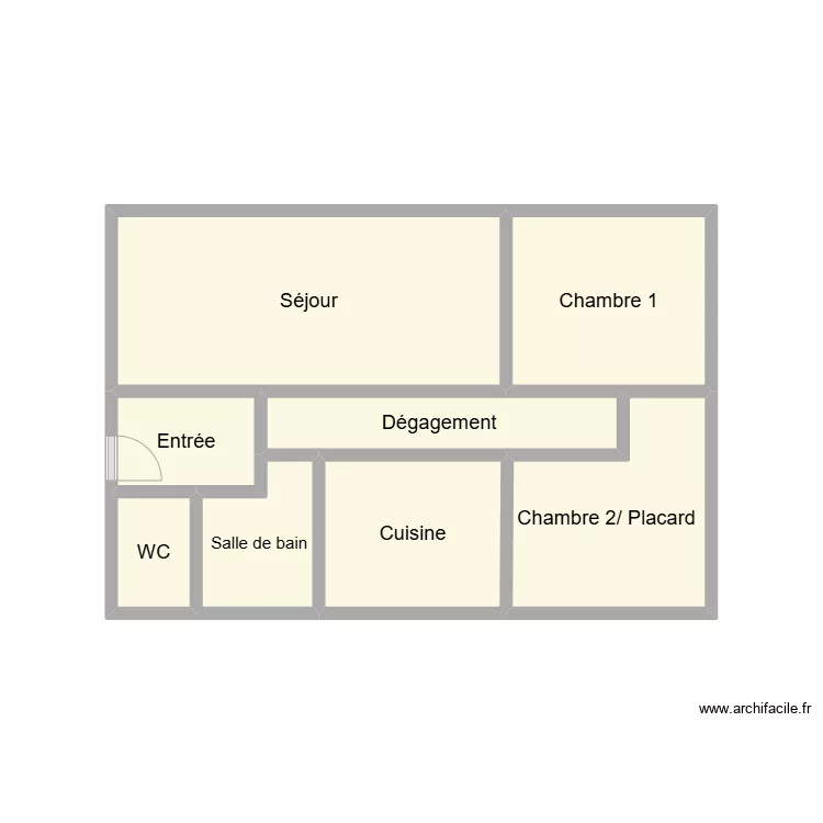 2509 LE GALL. Plan de 