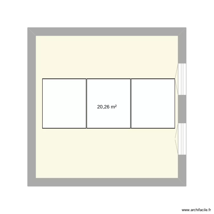 bureau. Plan de 