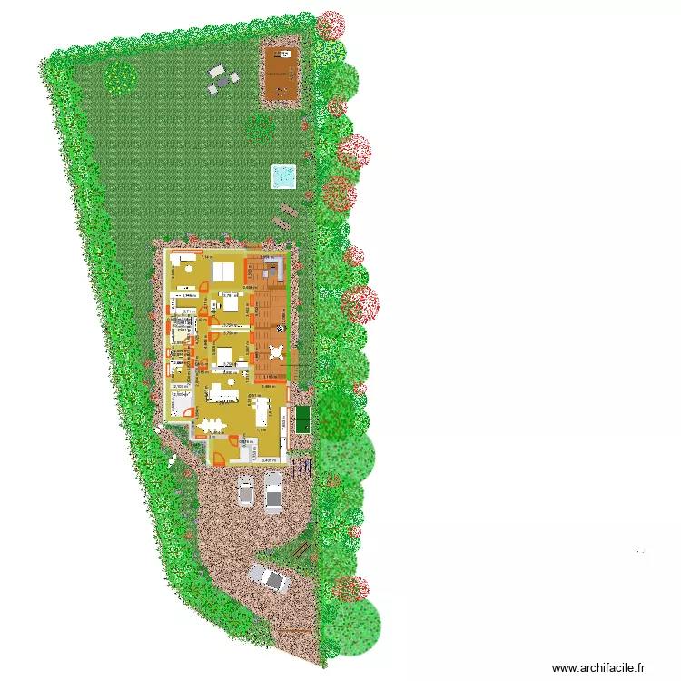 Proposition. Plan de 16  et 221 m²