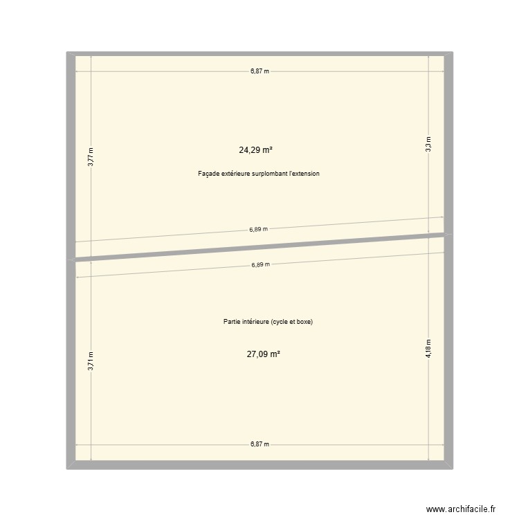 Plan Ben. Plan de 12 pièces et 725 m2