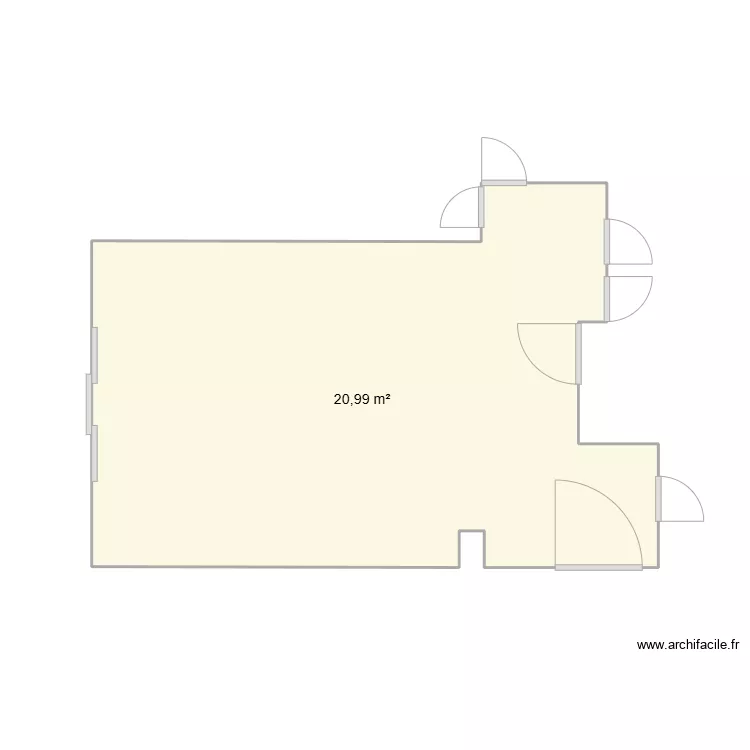 Maison. Plan de 