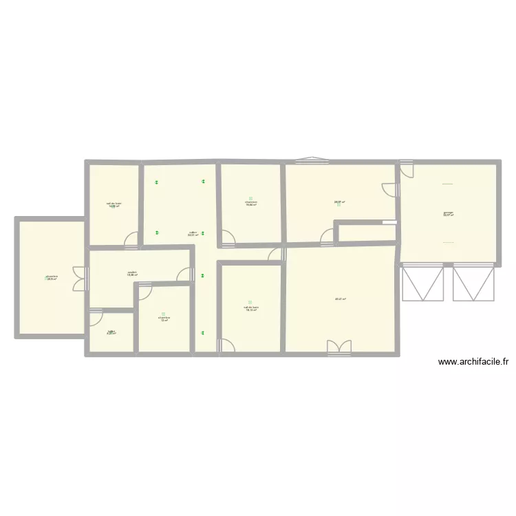 maison. Plan de maison. Plan de