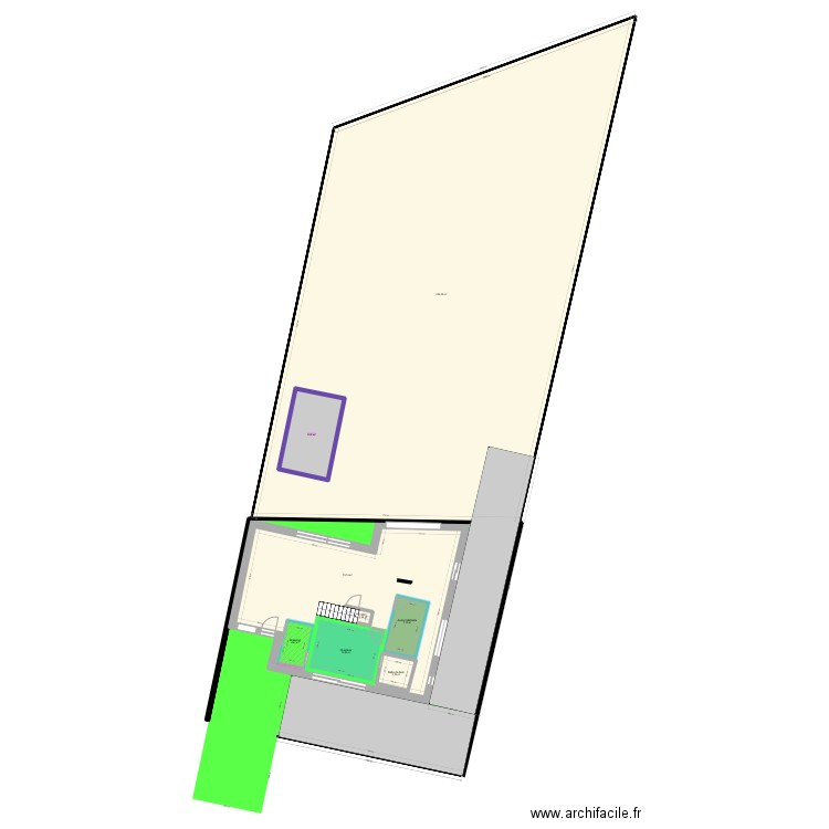 Villa Narbonne Pléiade 12 LIMITES REELLES. Plan de 13 pièces et 734 m2