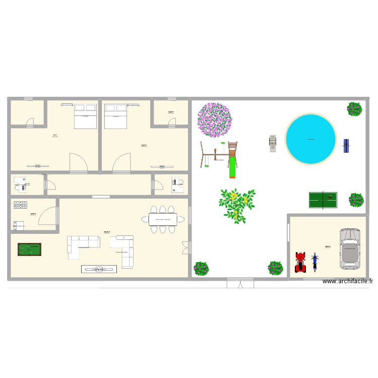 ROGER. Plan de 7 pièces et 431 m2