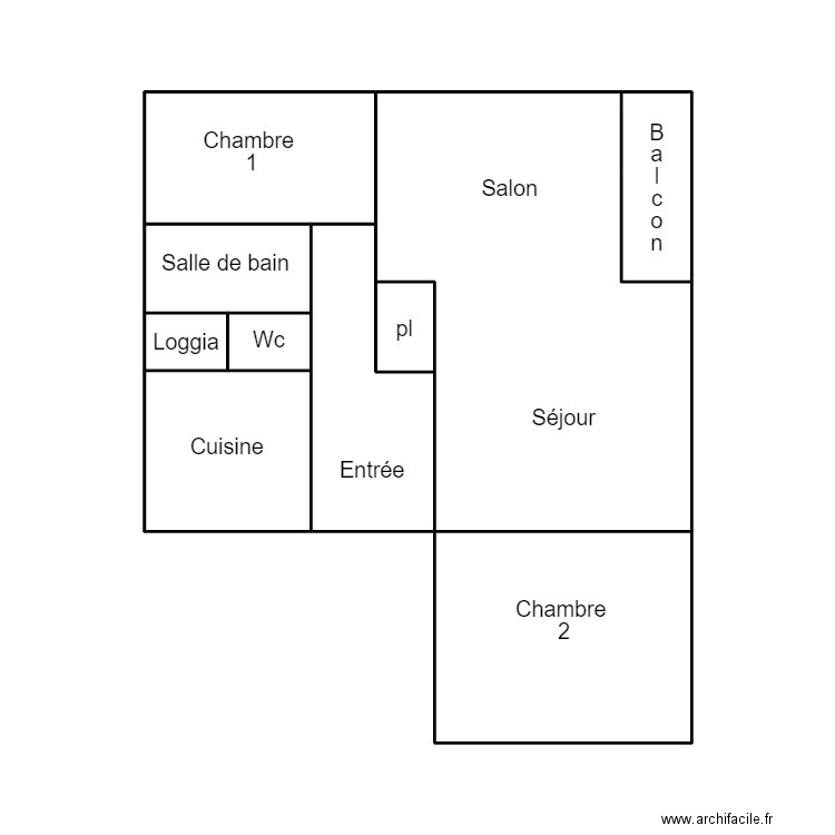 QUIMPER TREVIEN. Plan de 10 pièces et 35 m2