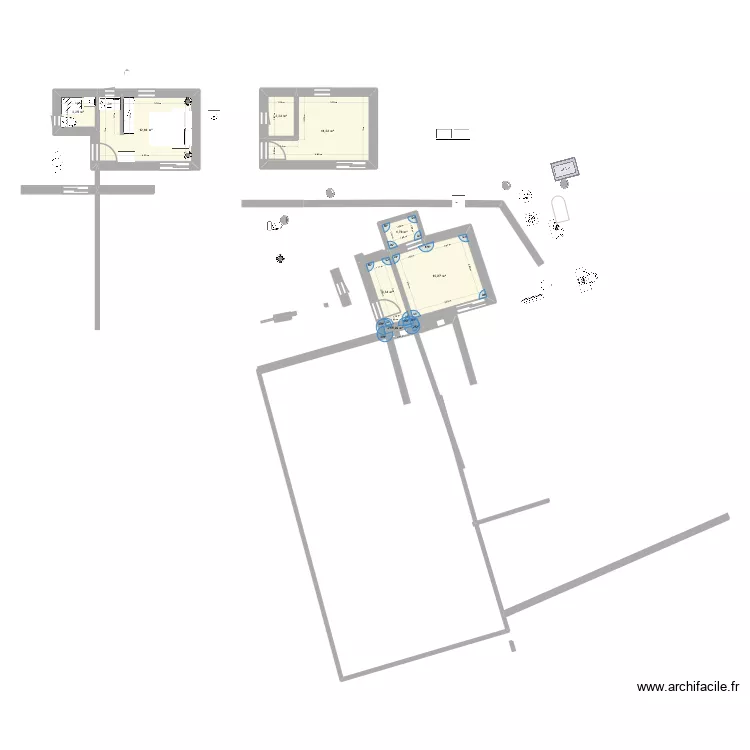 studio Bambou 4. Plan de 8 pièces et 45 m² studio Bambou 4. Plan de 8 pièces et 45 m²