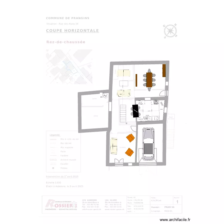 prangins l0 bis. Plan de 