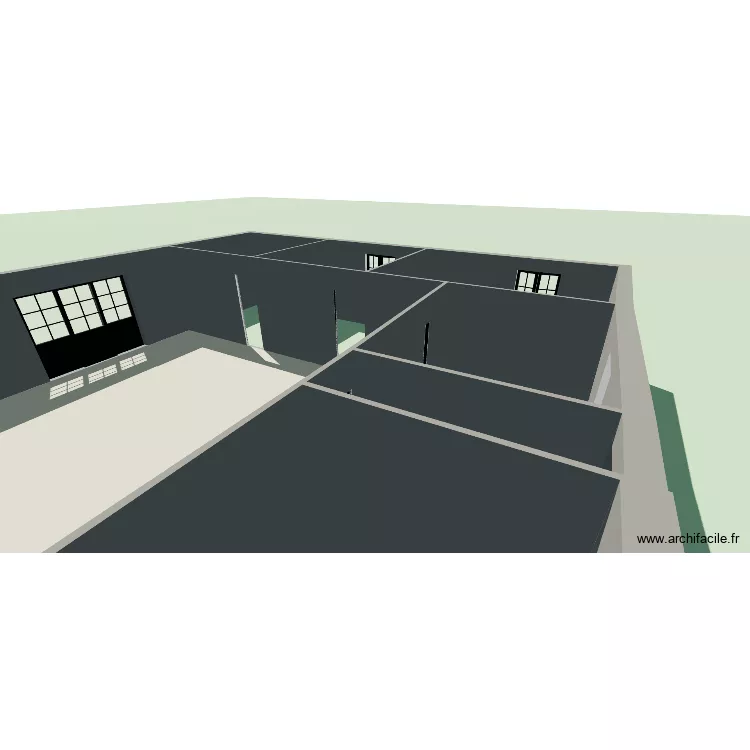 maison 2. Plan de 4 Pièces et 88 m²