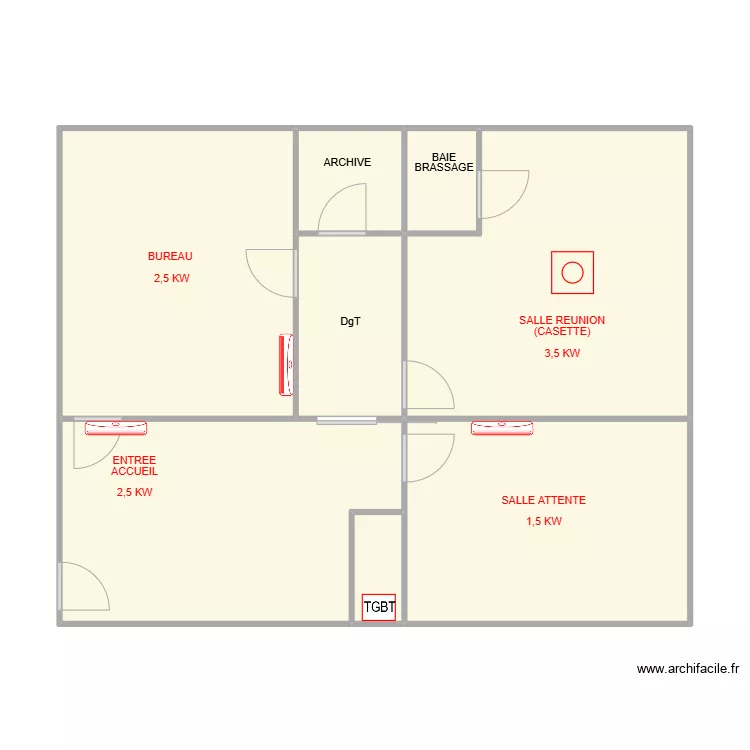 ATIAS ROUSSEAU (ISMAEL). Plan de 