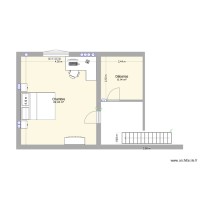 1e étage chambre et cagibi