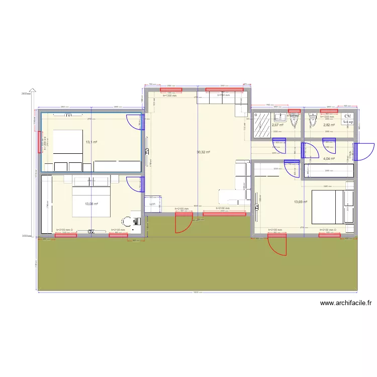 Киржач 90. Plan de 
