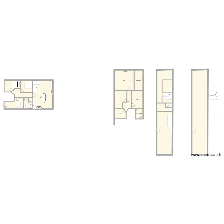 Devis 1. Plan de 20 pièces et 326 m2