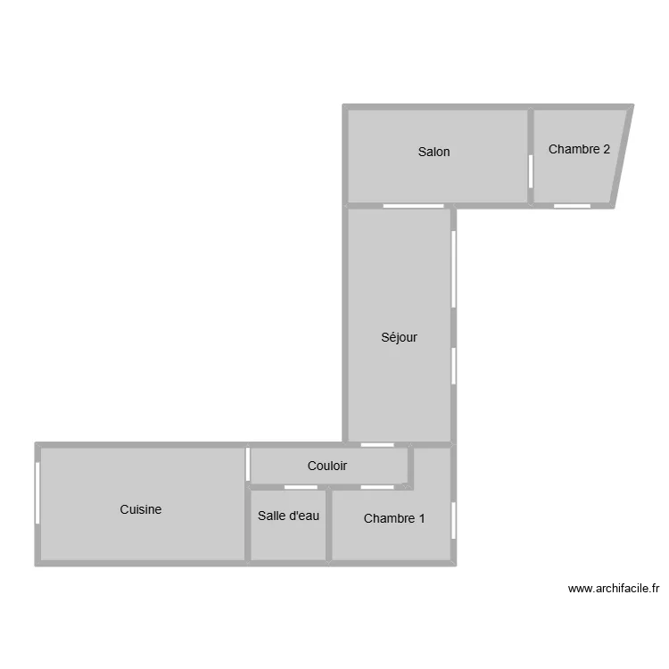Baruault ye amiante. Plan de 7 et 66 m² Baruault ye amiante. Plan de 7 et 66 m²