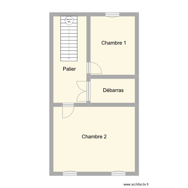 allilaire eatge. Plan de 4 pièces et 59 m2