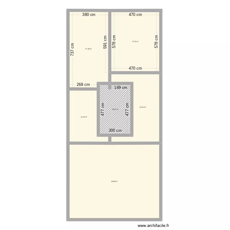 maison. Plan de 