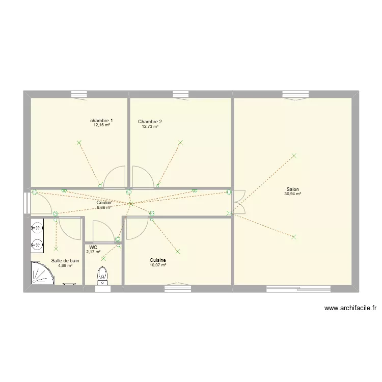 implatation elec. Plan de implatation elec. Plan de
