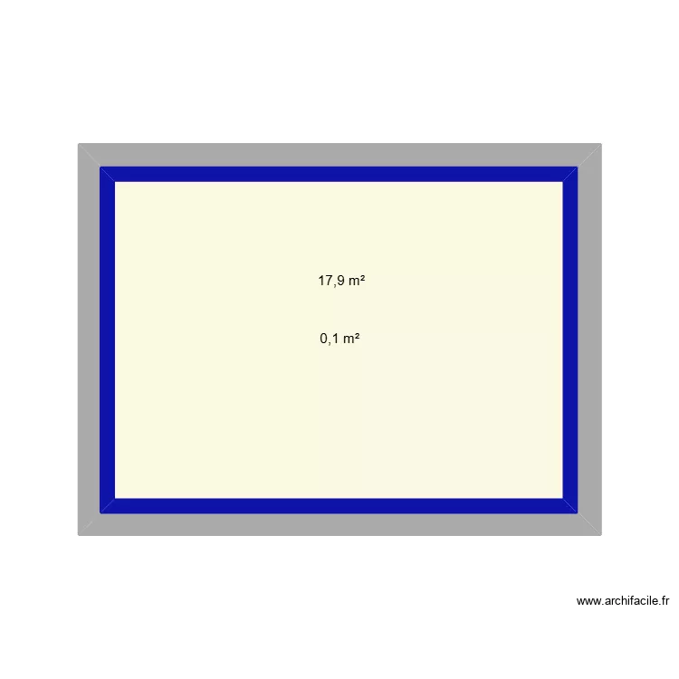 D&eacute;pendance. Plan de 