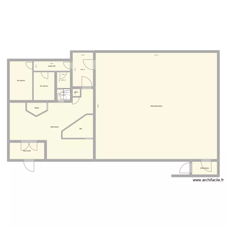 cinema esp&eacute;rance bas. Plan de 13 pièces et 292 m²