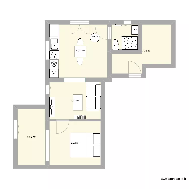 appart essai 7. Plan de 