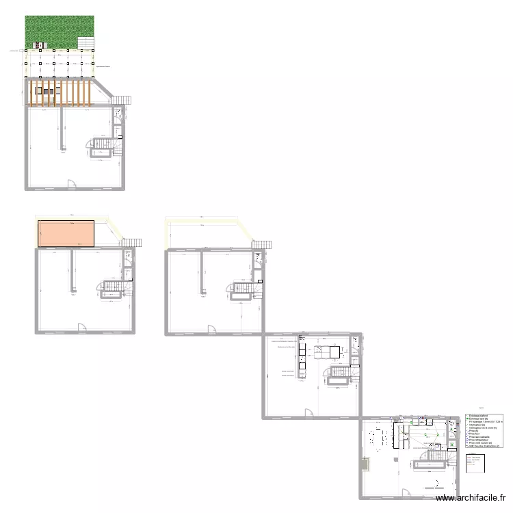 cuisine sandy. Plan de 