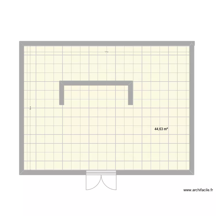 escalier. Plan de 