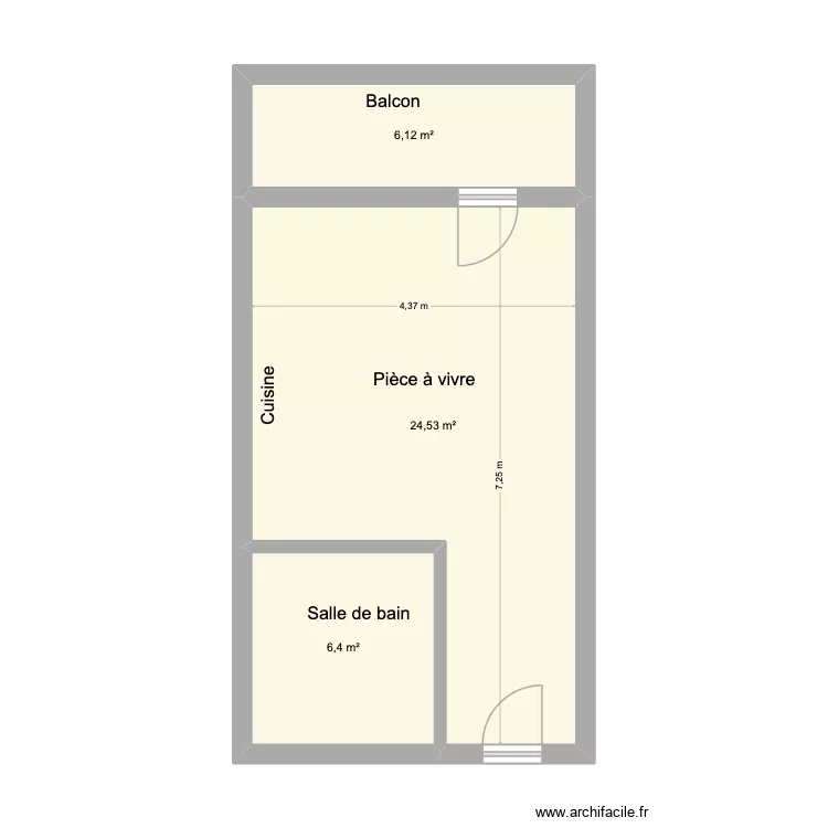 Valaisia 34B. Plan de 