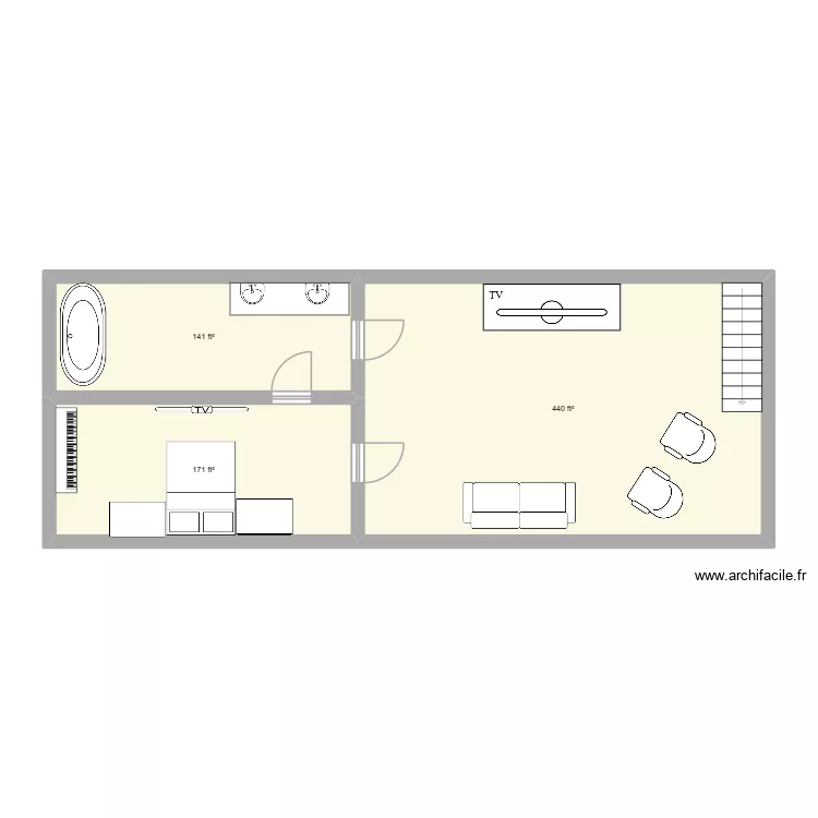 cave. Plan de 3 et 70 m² cave. Plan de 3 et 70 m²