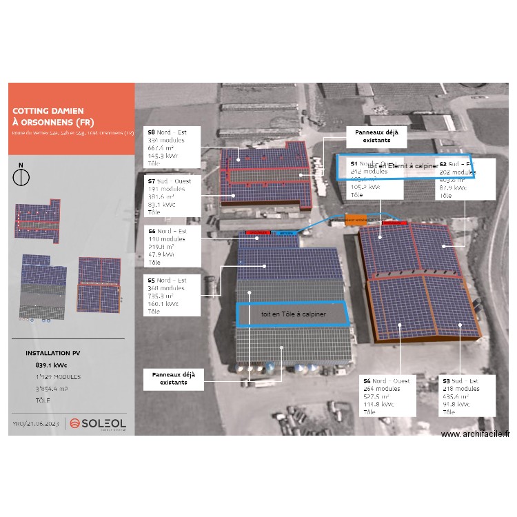 Cotting & fils. Plan de 0 pièce et 0 m2