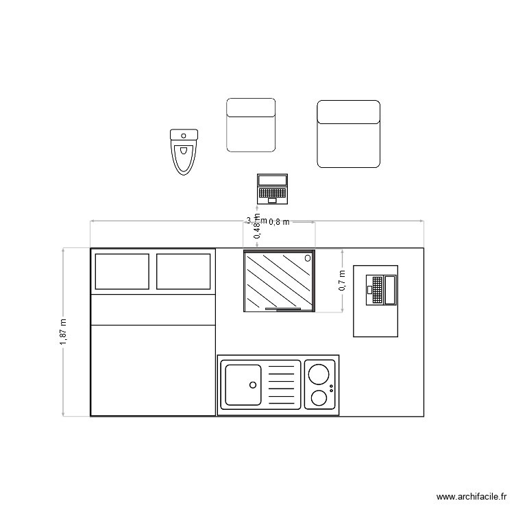 van v1. Plan de 0 pièce et 0 m2 van v1. Plan de 0 pièce et 0 m2