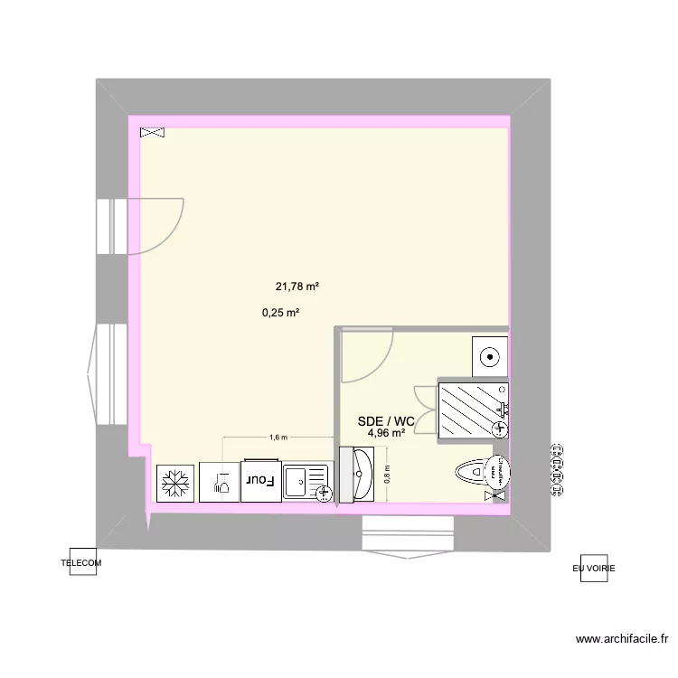APPT A plomberie. Plan de APPT A plomberie. Plan de