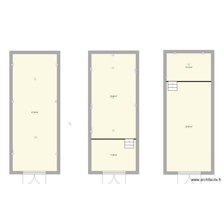 Caveirac. Plan de 5 pièces et 126 m2