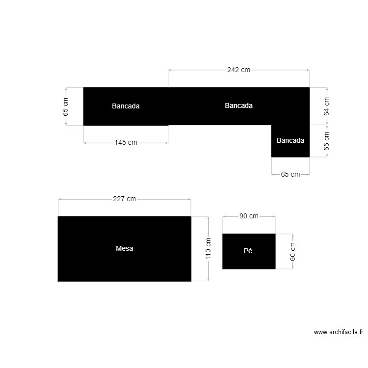 Plan de travail Zinou. Plan de 0 pièce et 0 m2