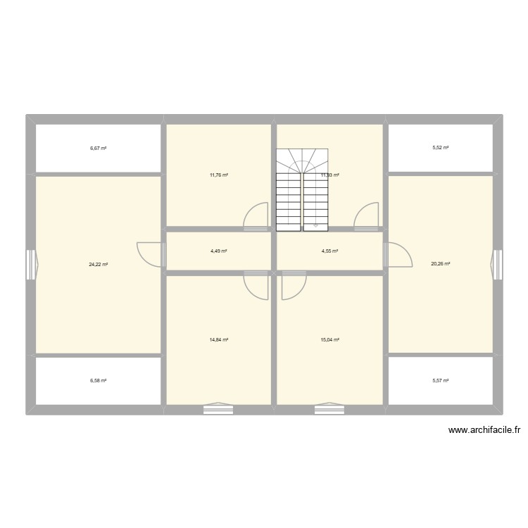 Combles. Plan de 0 pièce et 0 m2 Combles. Plan de 0 pièce et 0 m2