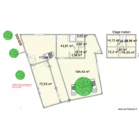 rdc maison grange plan dp