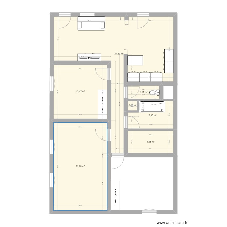 Appart Scy. Plan de 0 pièce et 0 m2