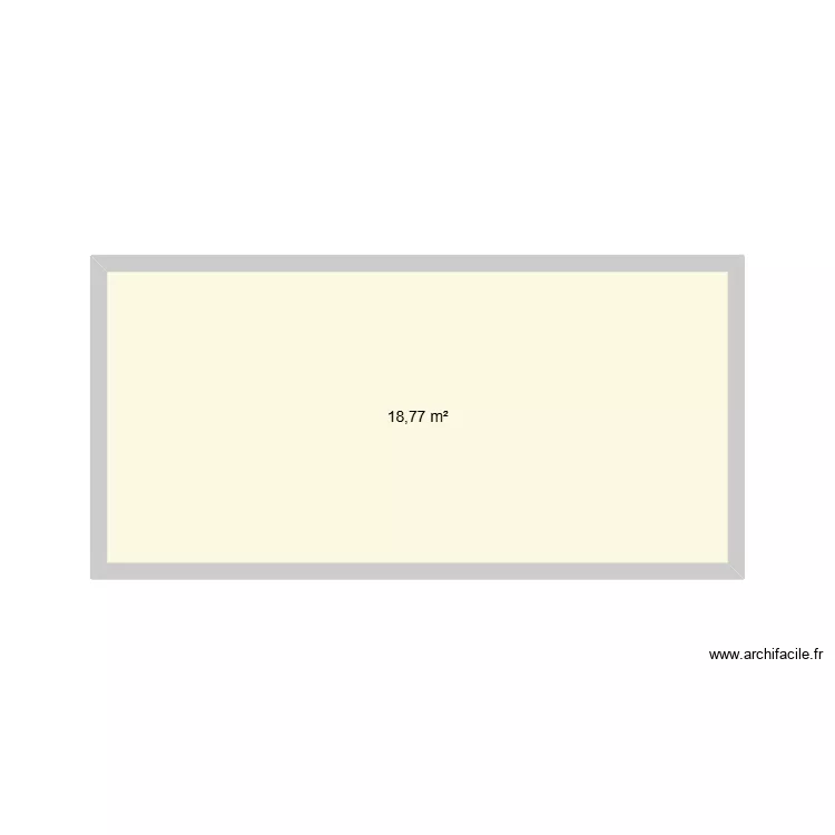 travaux. Plan de 1 pièce et 19 m² travaux. Plan de 1 pièce et 19 m²