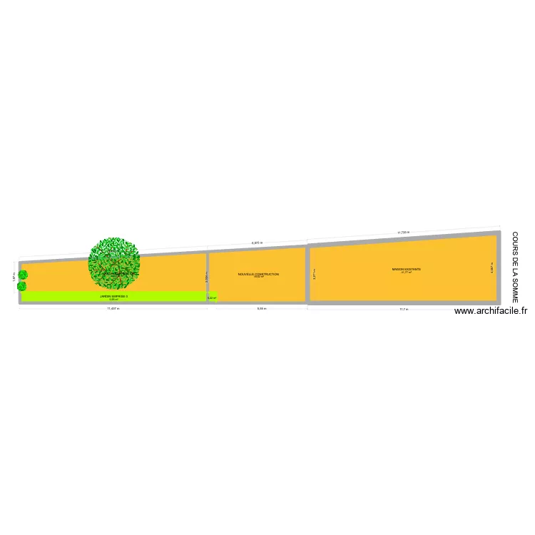 plan de masse apres construction & vegetation v2. Plan de 5 Pièces et 90 m² plan de masse apres construction & vegetation v2. Plan de 5 Pièces et 90 m²