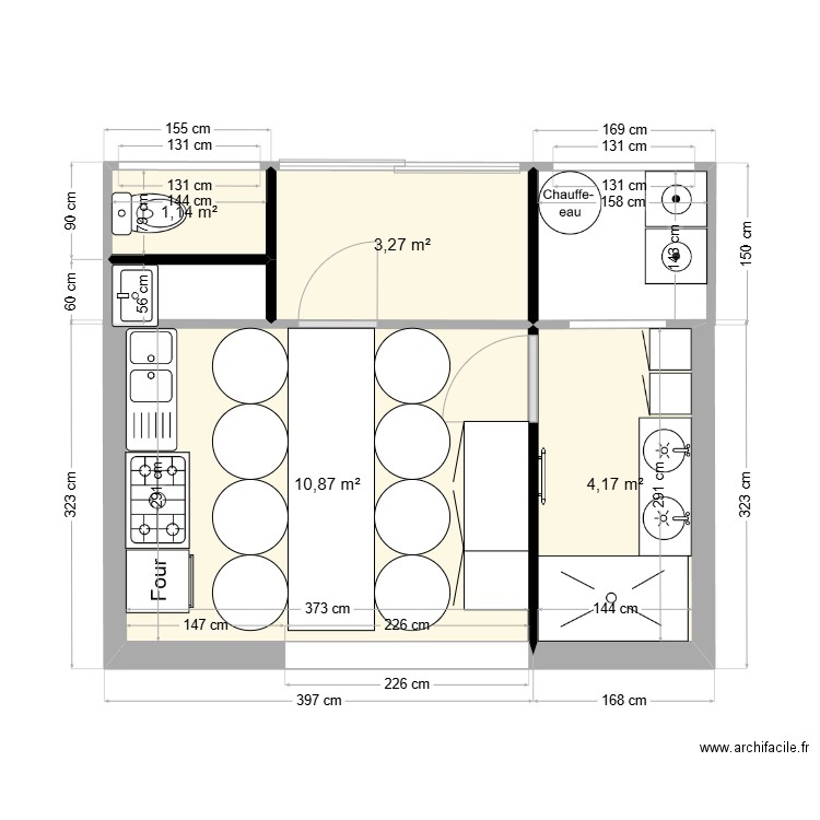 plan actuel. Plan de 0 pièce et 0 m2