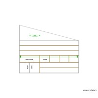 Mur coté bureau sans porte