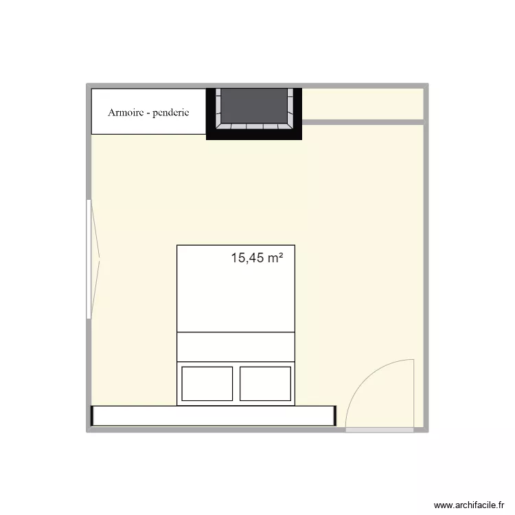 CHAMBRE. Plan de CHAMBRE. Plan de