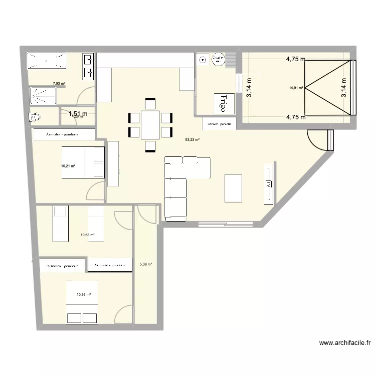 SAINT LOUP. Plan de 8 et 114 m² SAINT LOUP. Plan de 8 et 114 m²